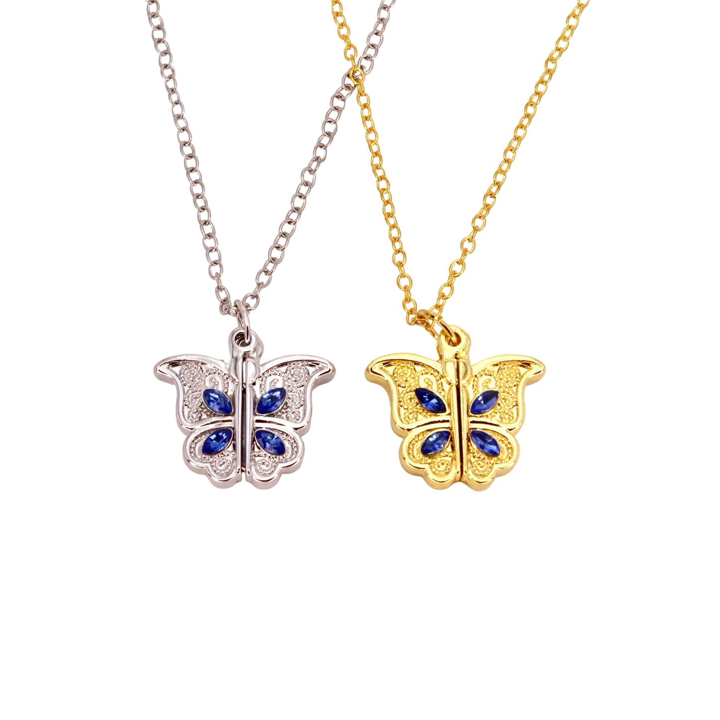 butterfly custom photo locket