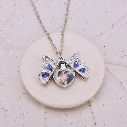 Butterfly Custom Photo Locket