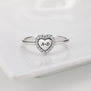 Engraved Heart Ring