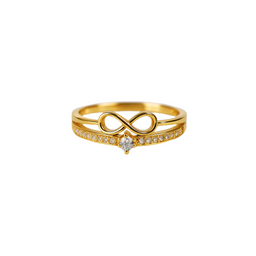 Sparkling Infinity Ring