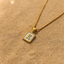 Mother of Pearl Initial Necklace