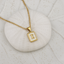Mother of Pearl Initial Necklace