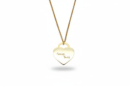 Handwriting Necklace Small Heart