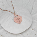 Handwriting Necklace Small Heart