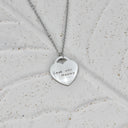 Handwriting Necklace Small Heart