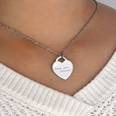 Handwriting Necklace Small Heart