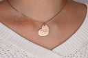 Handwriting Necklace Heart Pendant