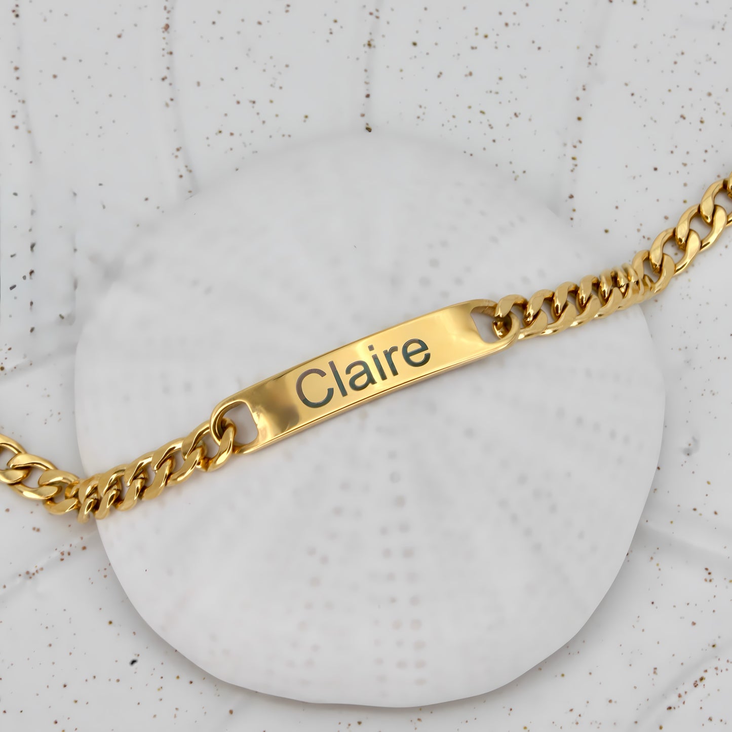 couple engraved bracelets