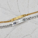 Couple Engraved Bracelets