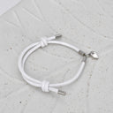 Initial Leather Couple Bracelets