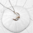 Sun and Moon Matching Projection Necklace