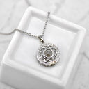 Sun and Moon Matching Projection Necklace