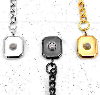 Square Projection Keychain