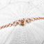 Pulsera con proyección de colgante de corazón de diamantes