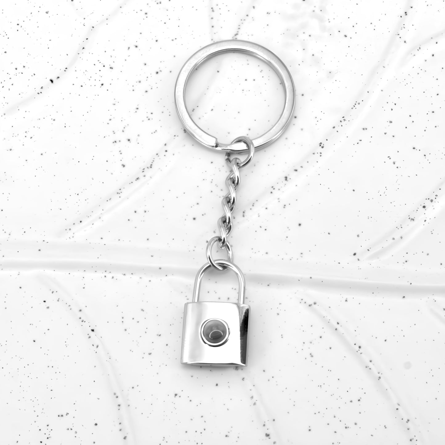 padlock projection keychain