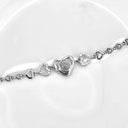 Diamond Heart Pendant Projection Bracelet