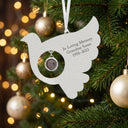 Dove Projection Christmas Ornament hanging on a Christmas tree