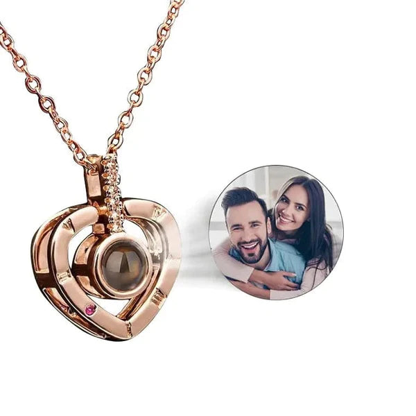 personalised photo necklace