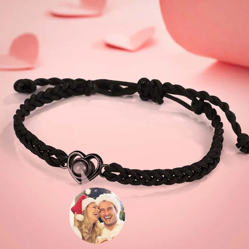 "special heart projector bracelet: elevate your style"