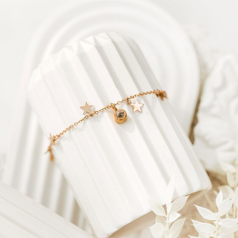 rose gold projector bracelet