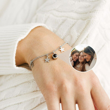 Celestial Stars Photo Bracelet