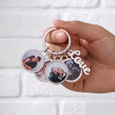 Four Memories Photo Keyring