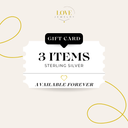Love Jewelry Gift Card