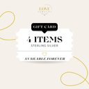Love Jewelry Gift Card