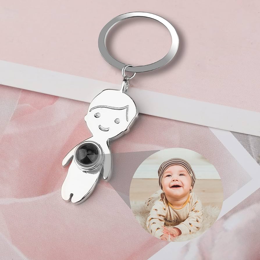 photo keychain gift for her