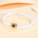"Projection Bracelet: Capture Moments with Heart Design"
