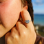Small Heart Fingerprint Ring