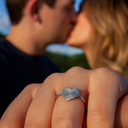 Small Heart Fingerprint Ring