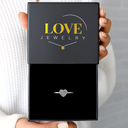 Small Heart Fingerprint Ring