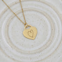Handwriting Necklace Small Heart