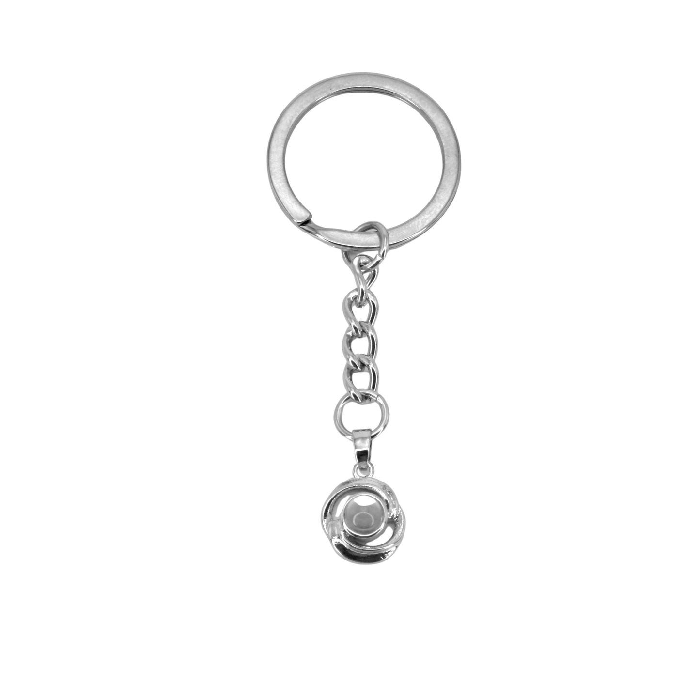 swirl projection keychain