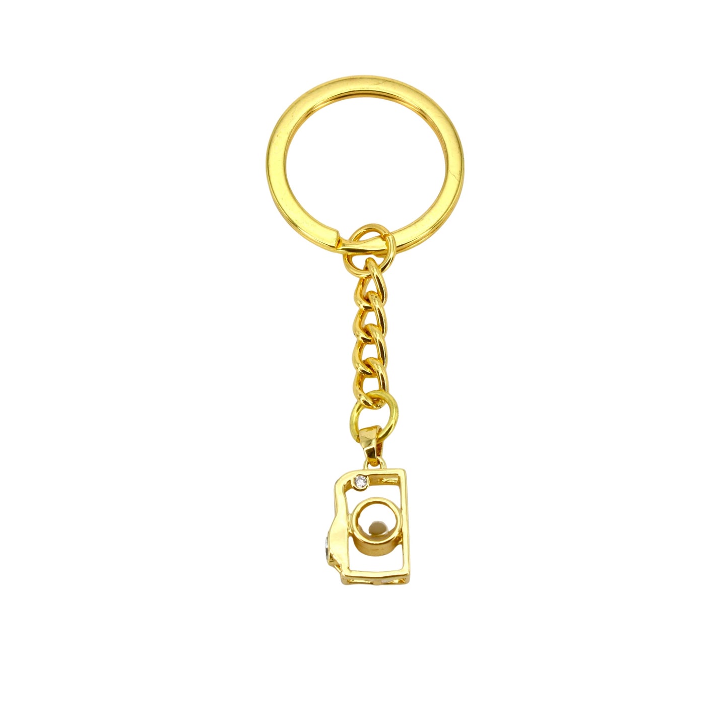 camera projection keychain