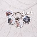 Four Memories Photo Keyring