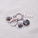 Four Memories Photo Keyring