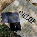 Mother of Pearl Initial Necklace