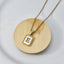 Mother of Pearl Initial Necklace