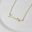 Signature Engraved Necklace