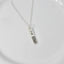 Bar Fingerprint Engraved Necklace