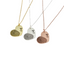 Heart Fingerprint Engraved Necklace