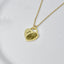 Small Heart Fingerprint Engraved Necklace