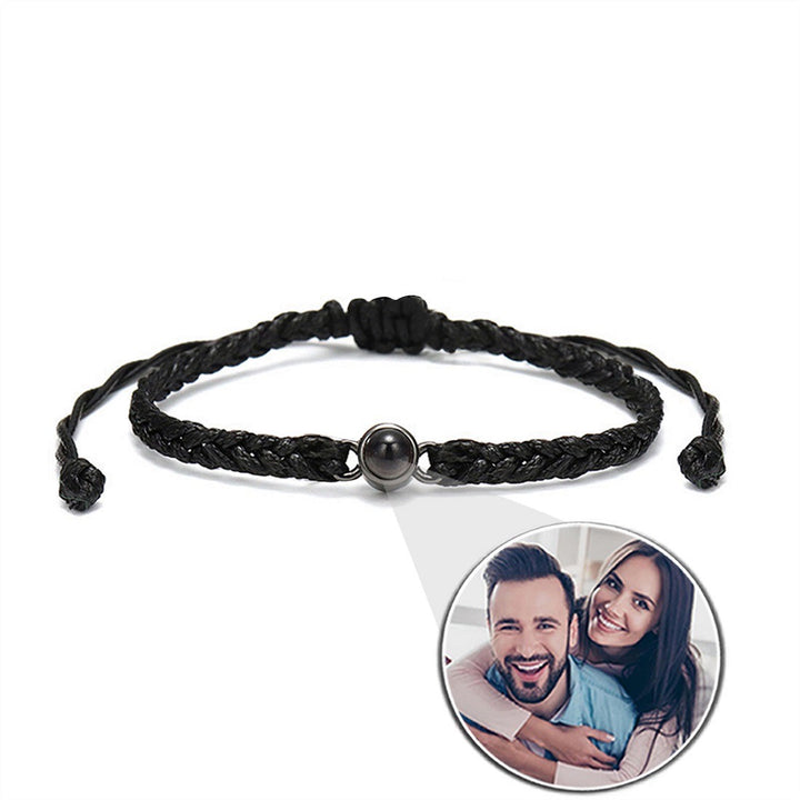 Buy Personalized Rope Bracelet with Projection | Love Jewelry – Love ...