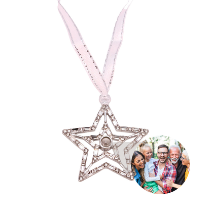 Shiny Star Projection Christmas Ornament