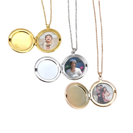 Round Photo Locket