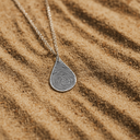 Teardrop Fingerprint Necklace
