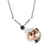 Engraved V-Style Projection Necklace
