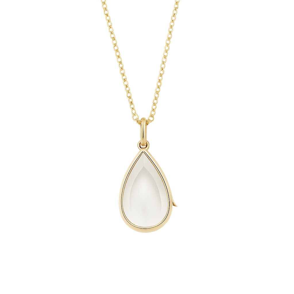 teardrop mother's necklace